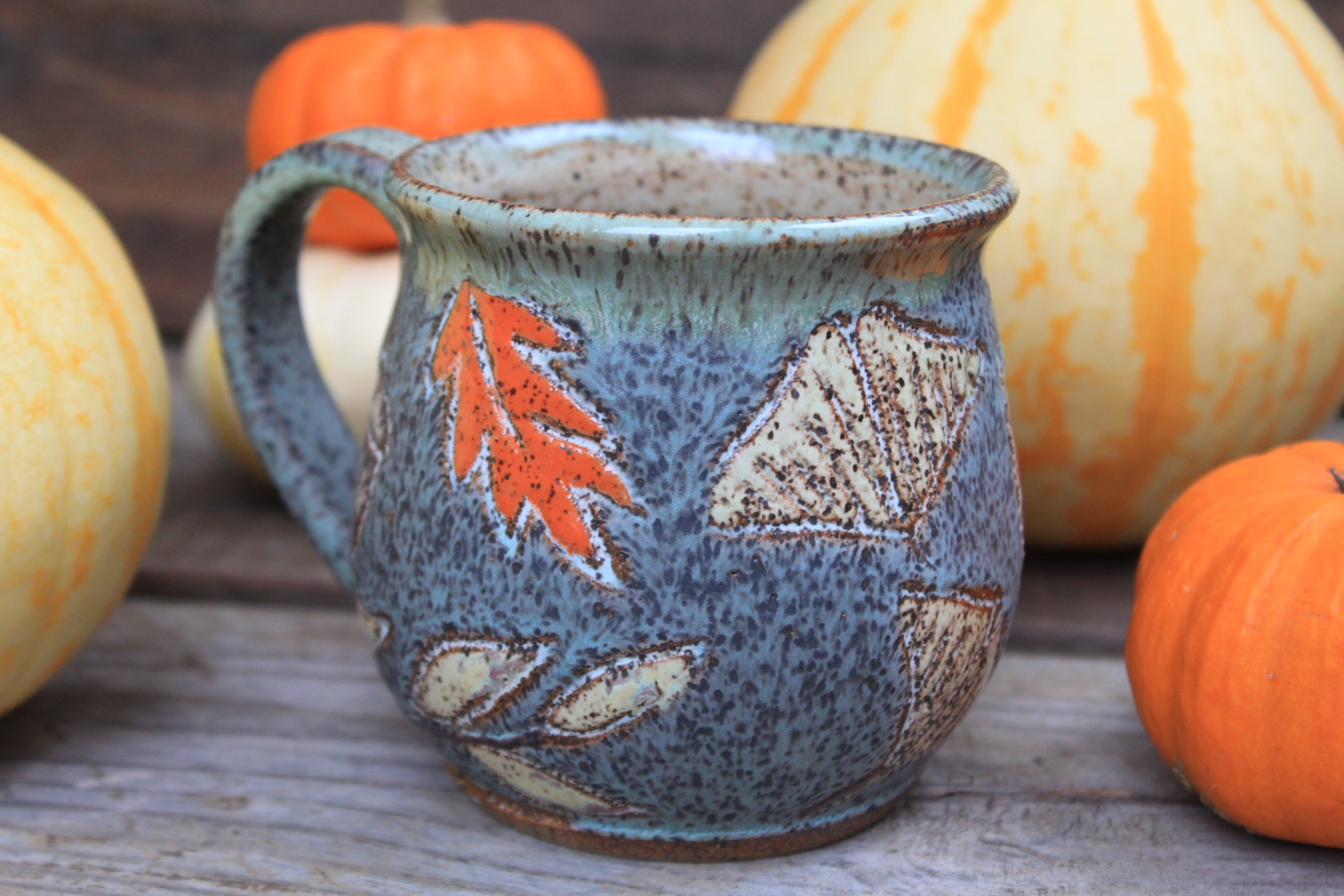 Foliage Frolic Mug, 17 oz