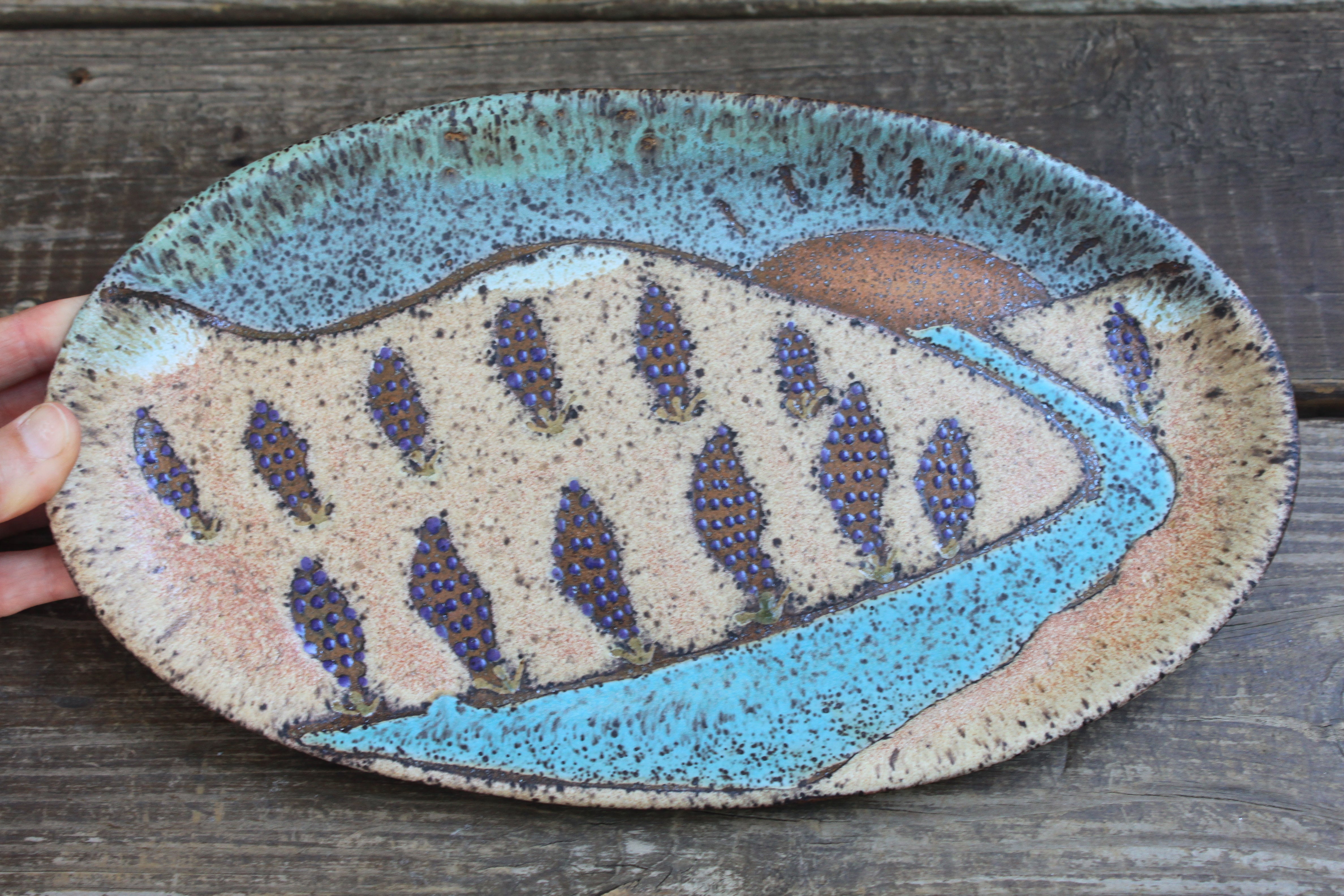 Seconds Sale! Lupine Fields and Rolling River Tray