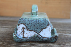 Snowy High Peaks Butter Dish