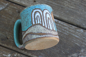 Distant Hills and Arches Mug, 16 oz