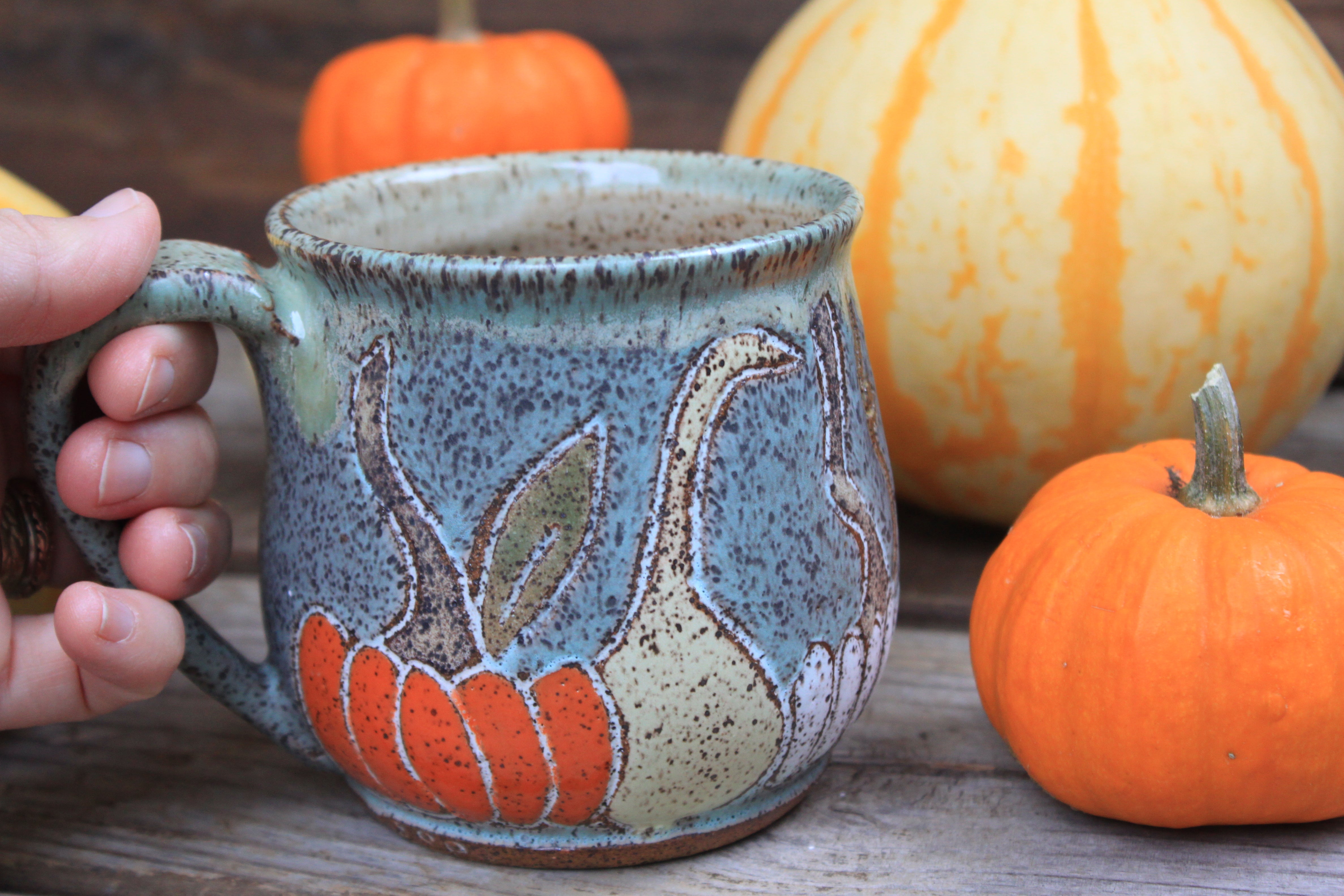 Gorgeous Gourds Mug, 18 oz