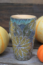 Load image into Gallery viewer, Sunflower Fields Forever Handled Travel Mug, 17 oz
