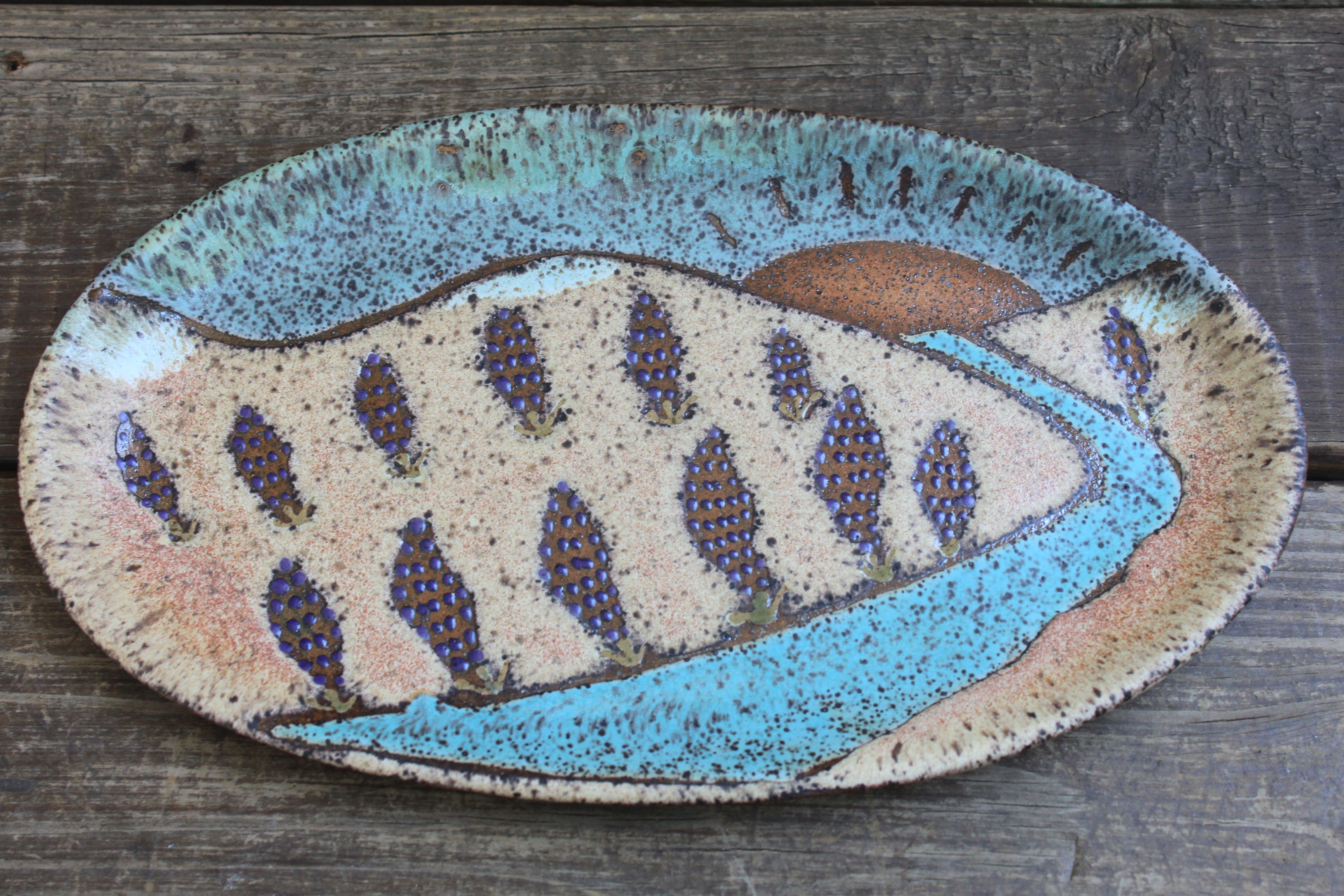 Seconds Sale! Lupine Fields and Rolling River Tray