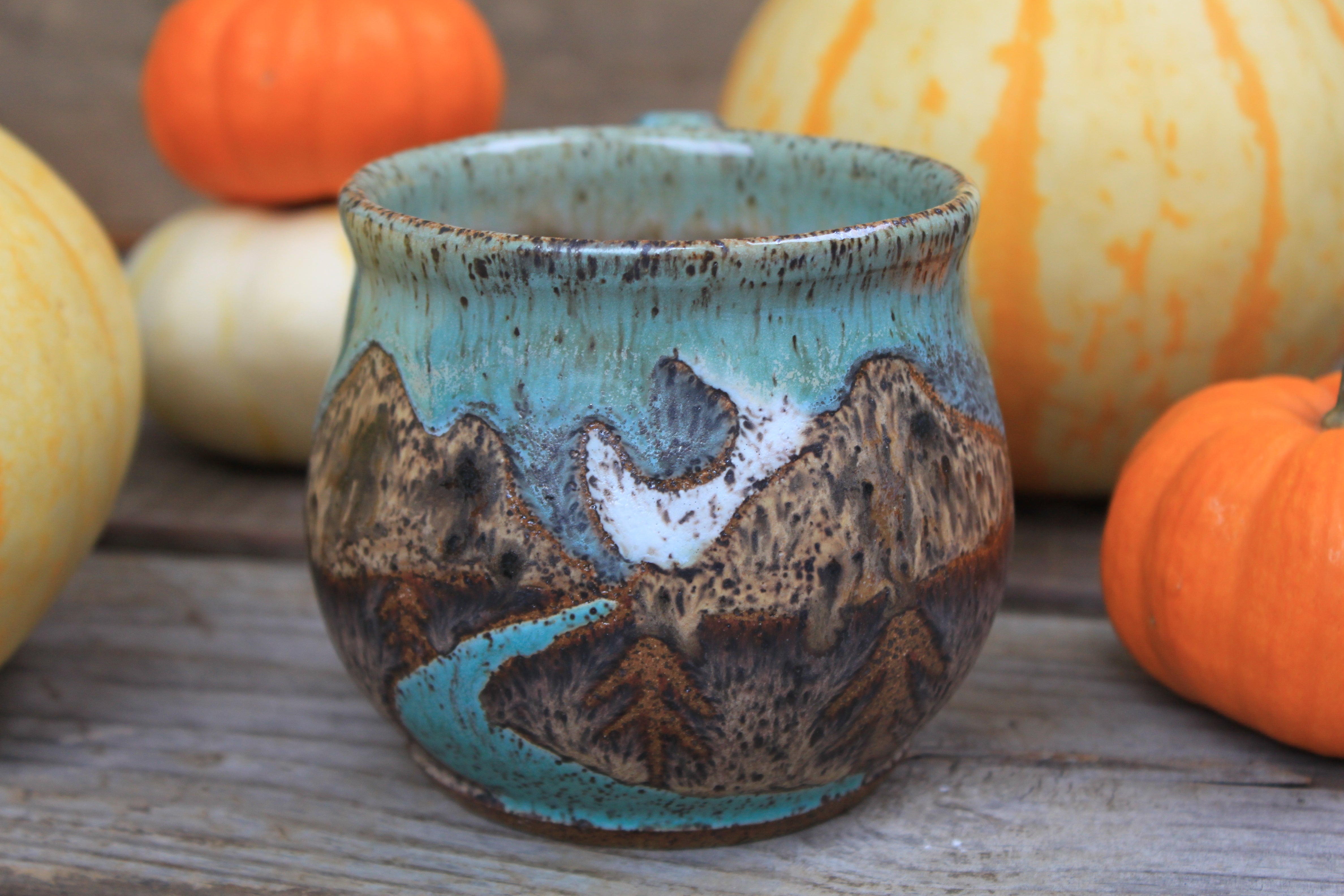 Rolling River Nights Mug, 17 oz