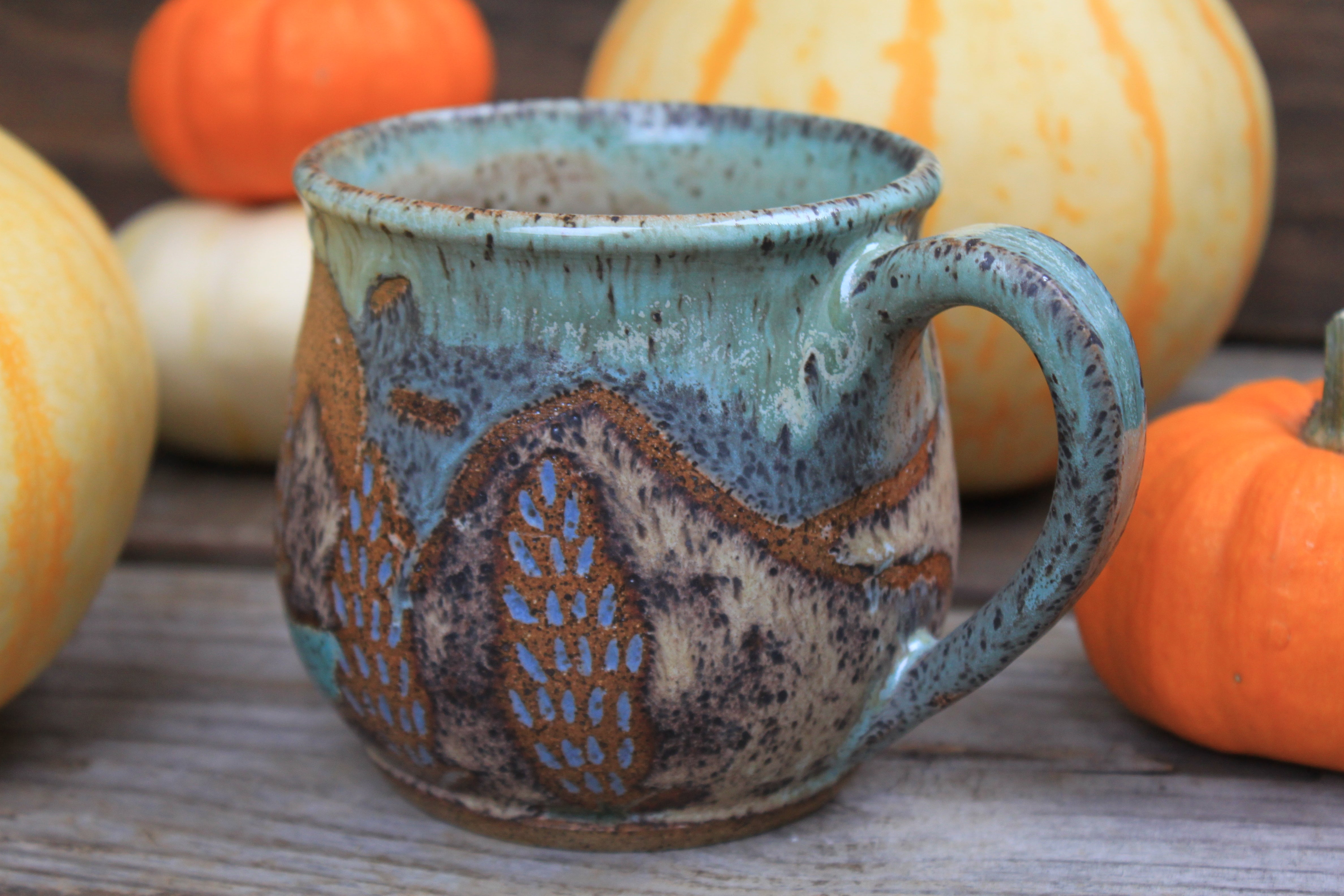 Acadia Coastal Lupine Days Mug, 18 oz