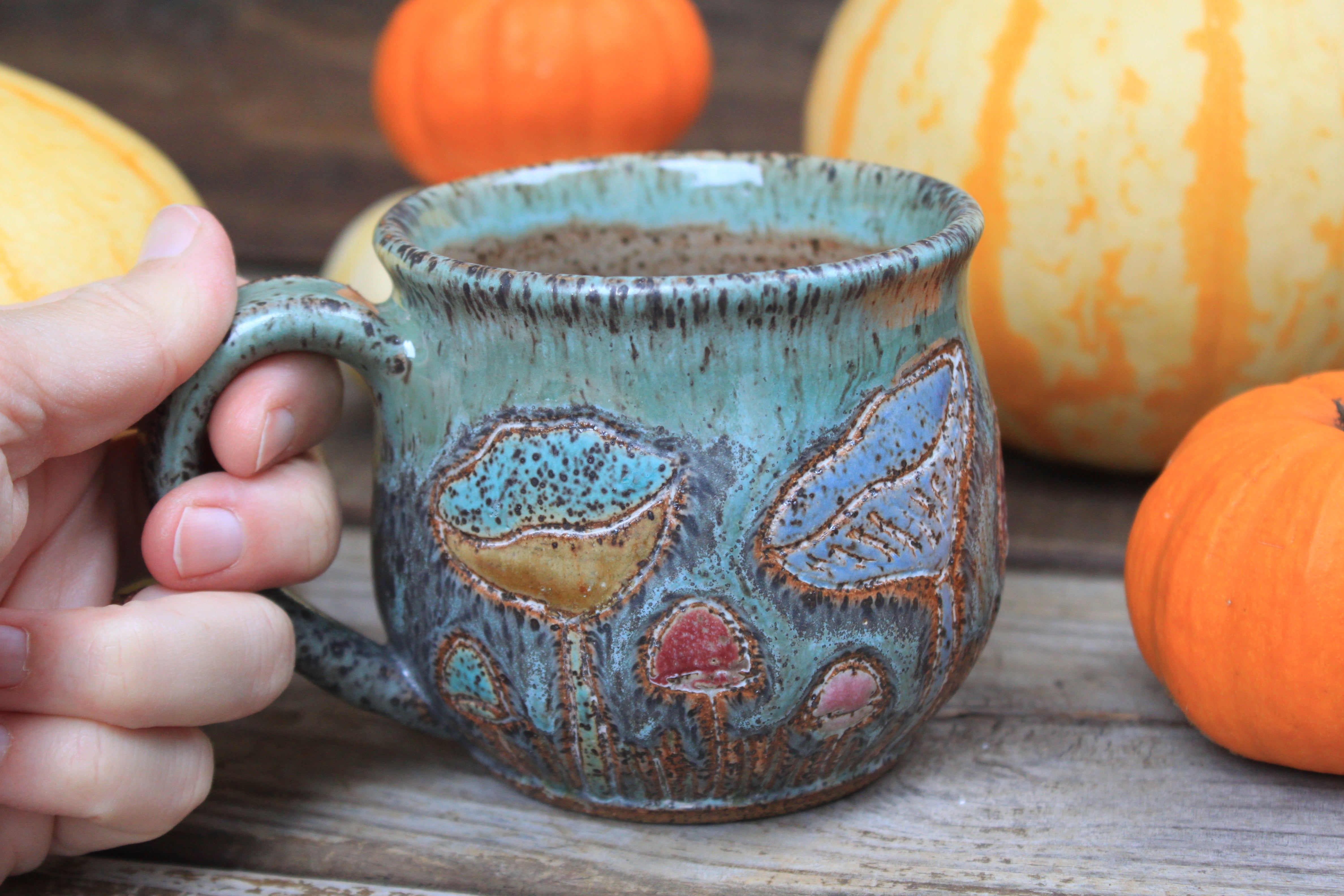 Mushroom Madness Mug, 15 oz