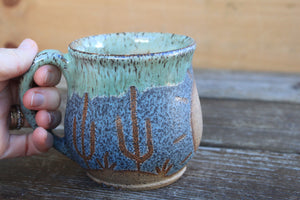 Sunny Desert Hills Mug, 16 oz