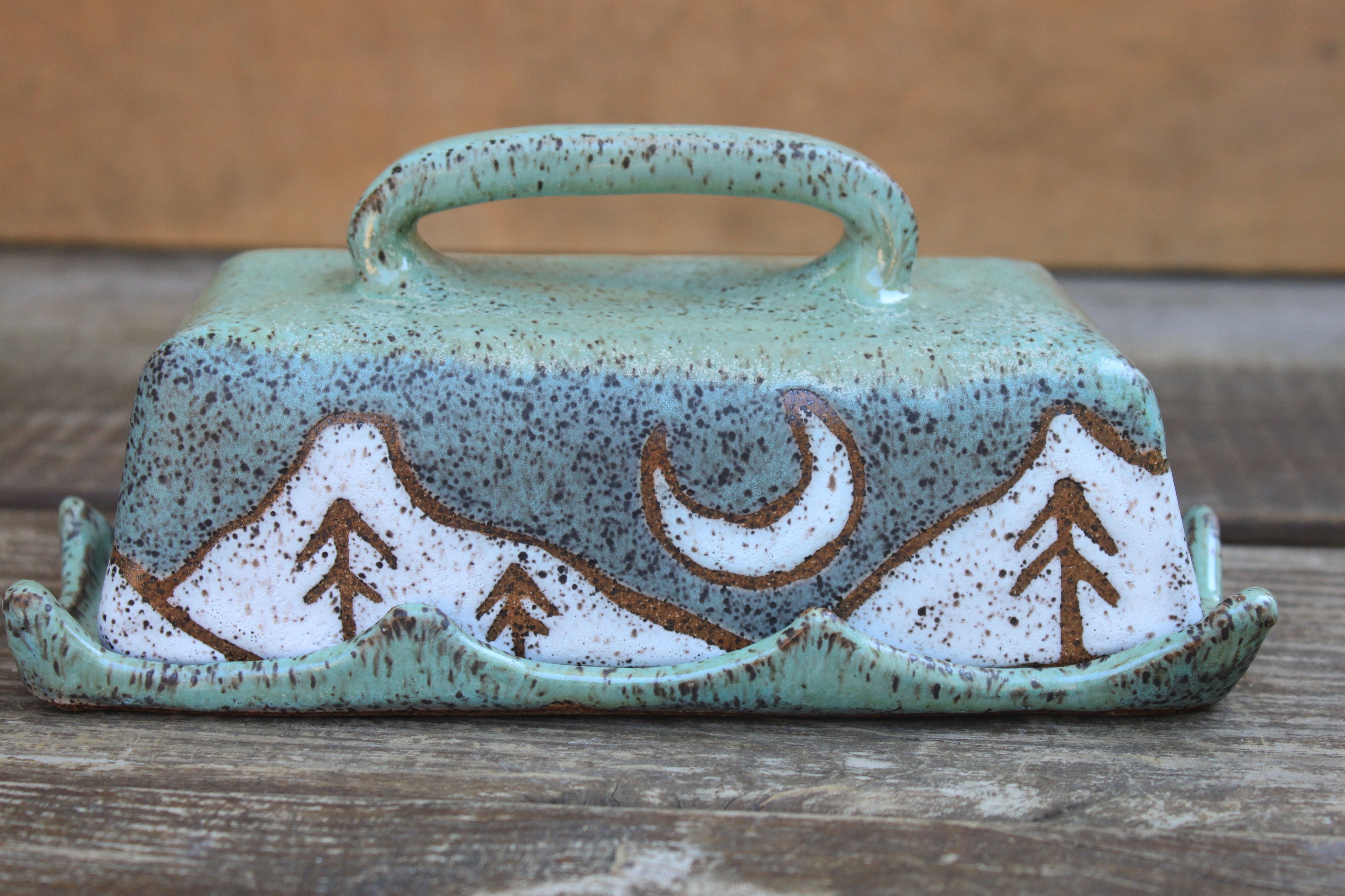 Snowy High Peaks Butter Dish