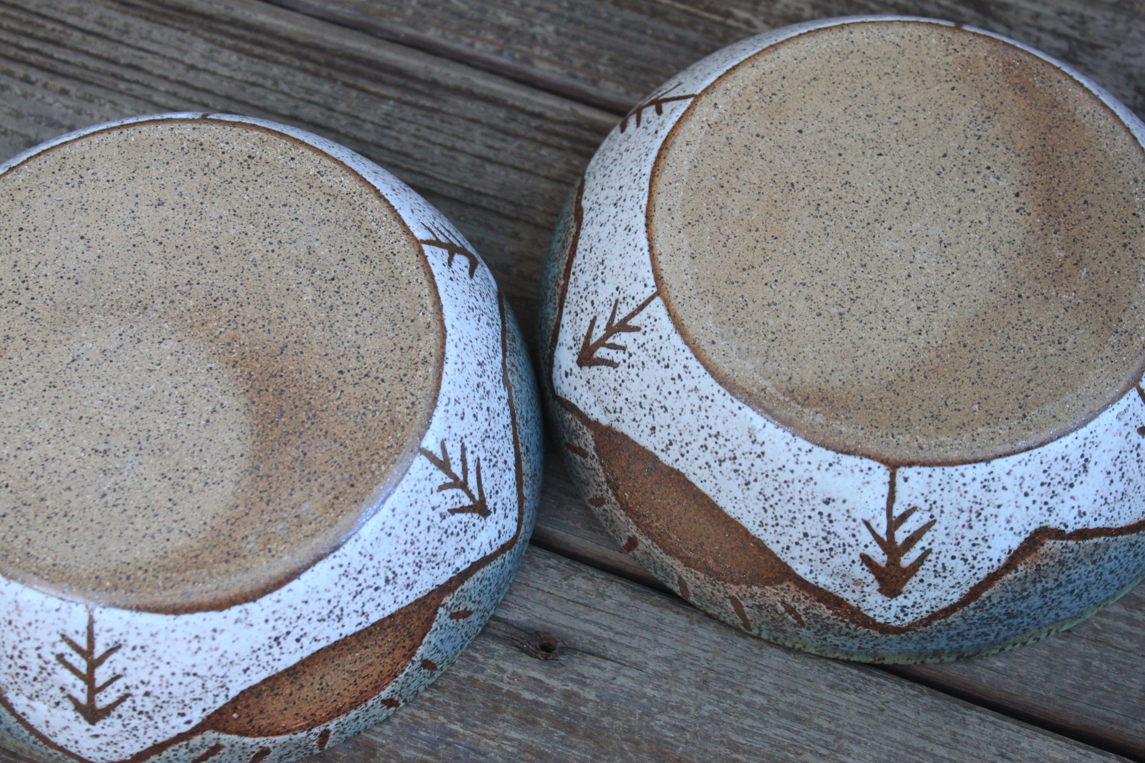 Snowy High Peaks Sunset Plate Bowls - sold separately