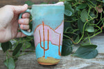 Load image into Gallery viewer, Desert Mountain Days Handled Travel Mug, 20 oz
