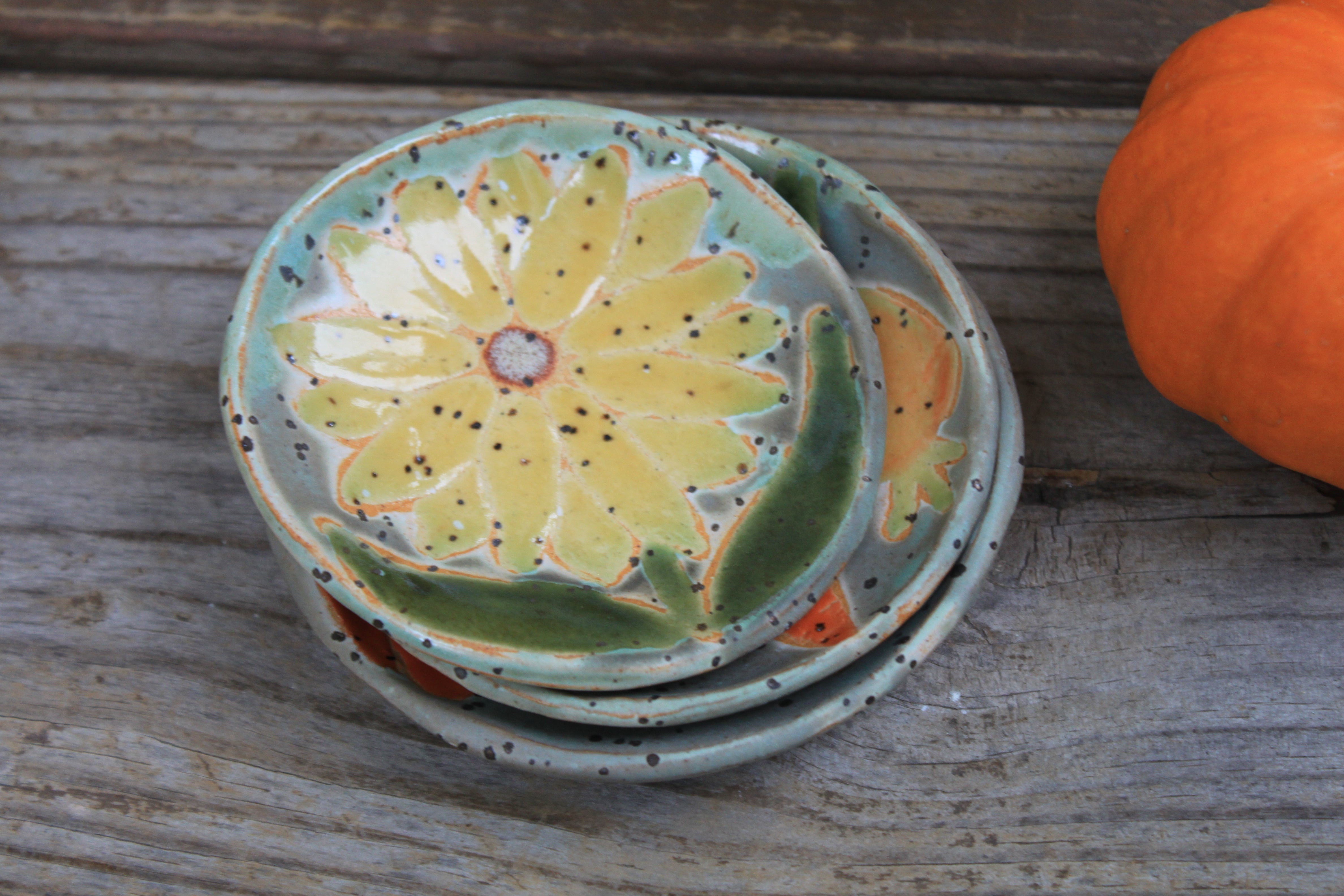 Festive Fall Mini Trinket Dish Trio, sold separately