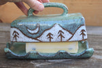 Load image into Gallery viewer, Snowy High Peaks Butter Dish
