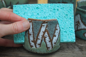 Sponge Holder, Speckled Clay - Assorted Colors/Designs