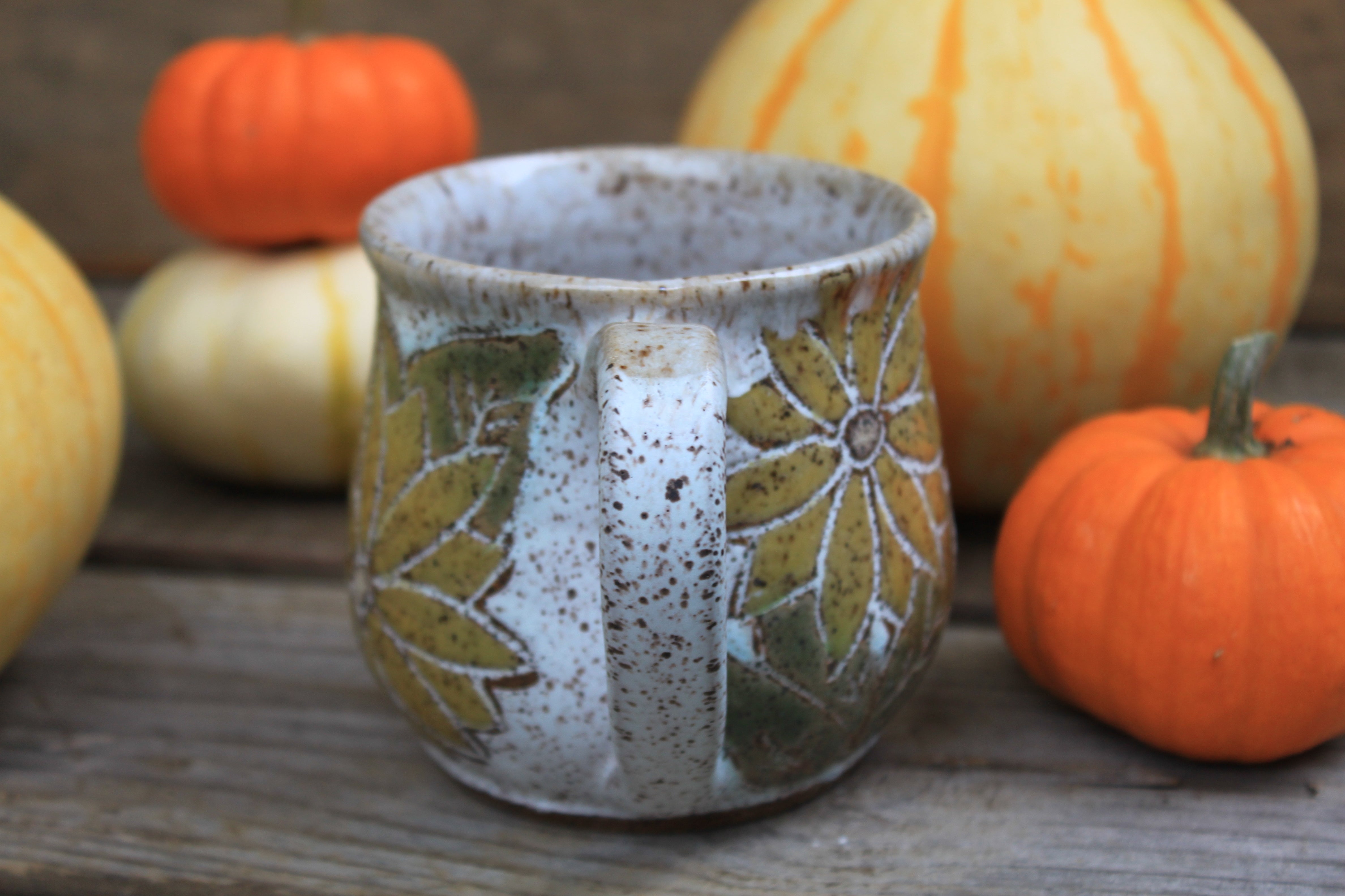 Sunflower Fields Forever Mug, 17 oz