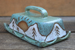 Snowy High Peaks Butter Dish