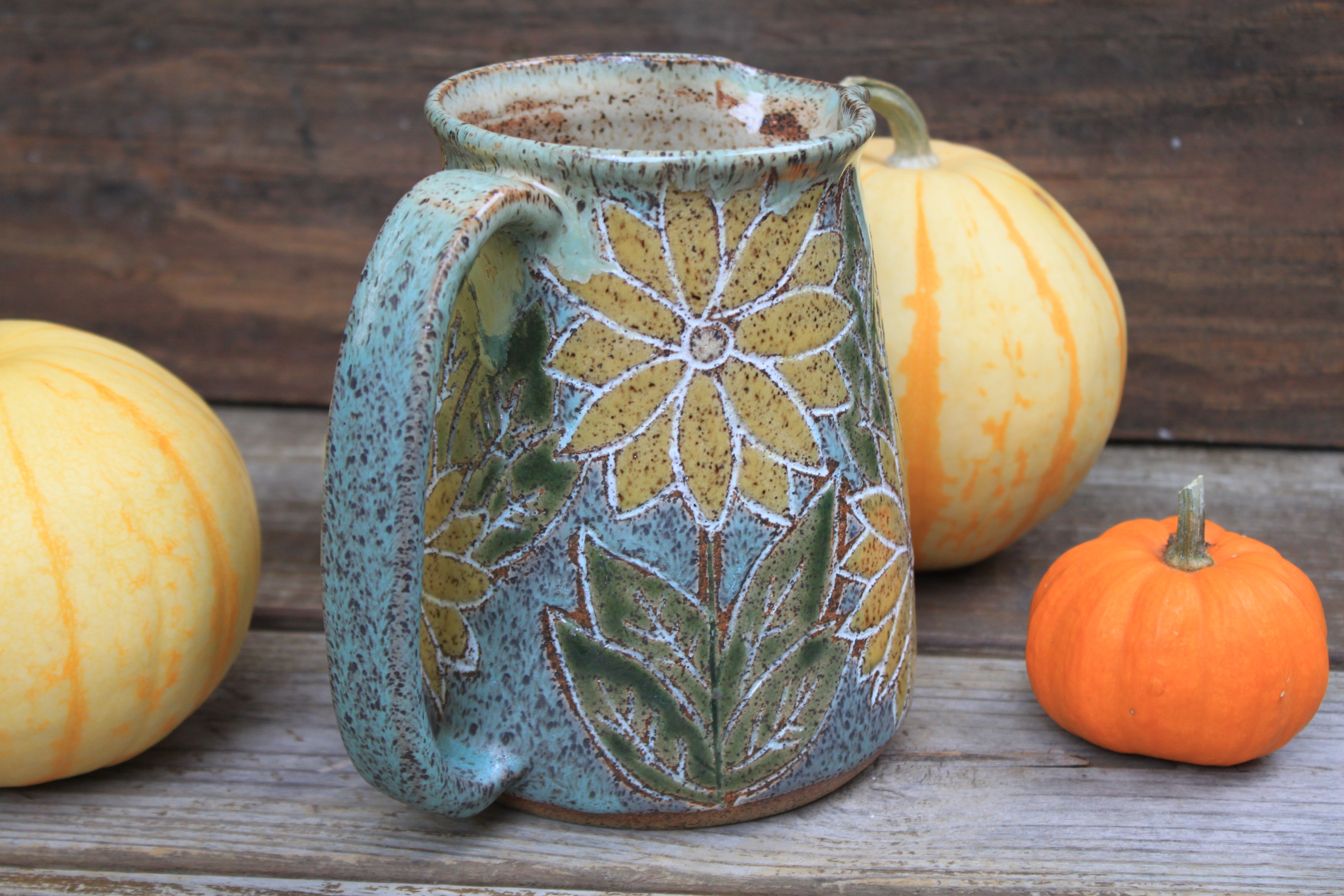 Sunflower Fields Forever Pitcher, 48 oz