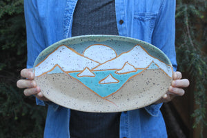 Glaciel Lake Full Moon Platter