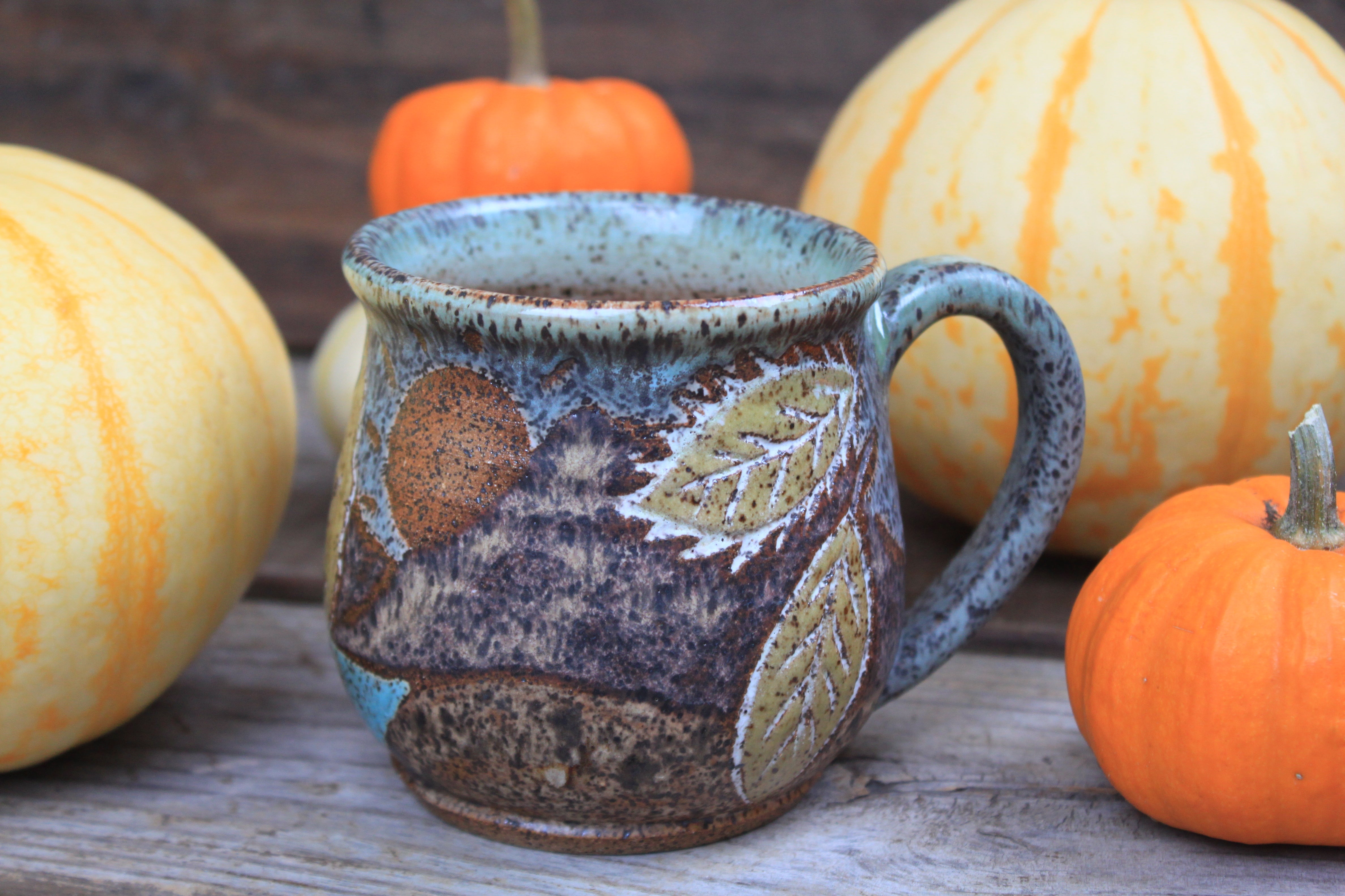 Fall Foliage and Glacial Lake Days Mug, 16 oz