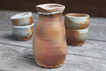 Load image into Gallery viewer, Wood Fired Saki Set, 14 oz and 4-5 oz
