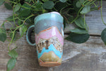Load image into Gallery viewer, Distant High Peaks Handled Travel Mug, 18 oz
