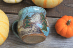 Load image into Gallery viewer, Birch Trees and Evergreen Days Mug, 17 oz
