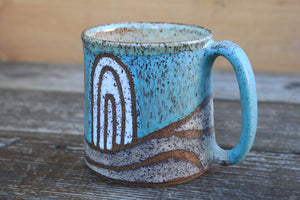 Distant Hills and Arches Mug, 16 oz