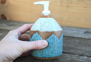 Turquoise Mountain Soap Dispenser, 11 oz