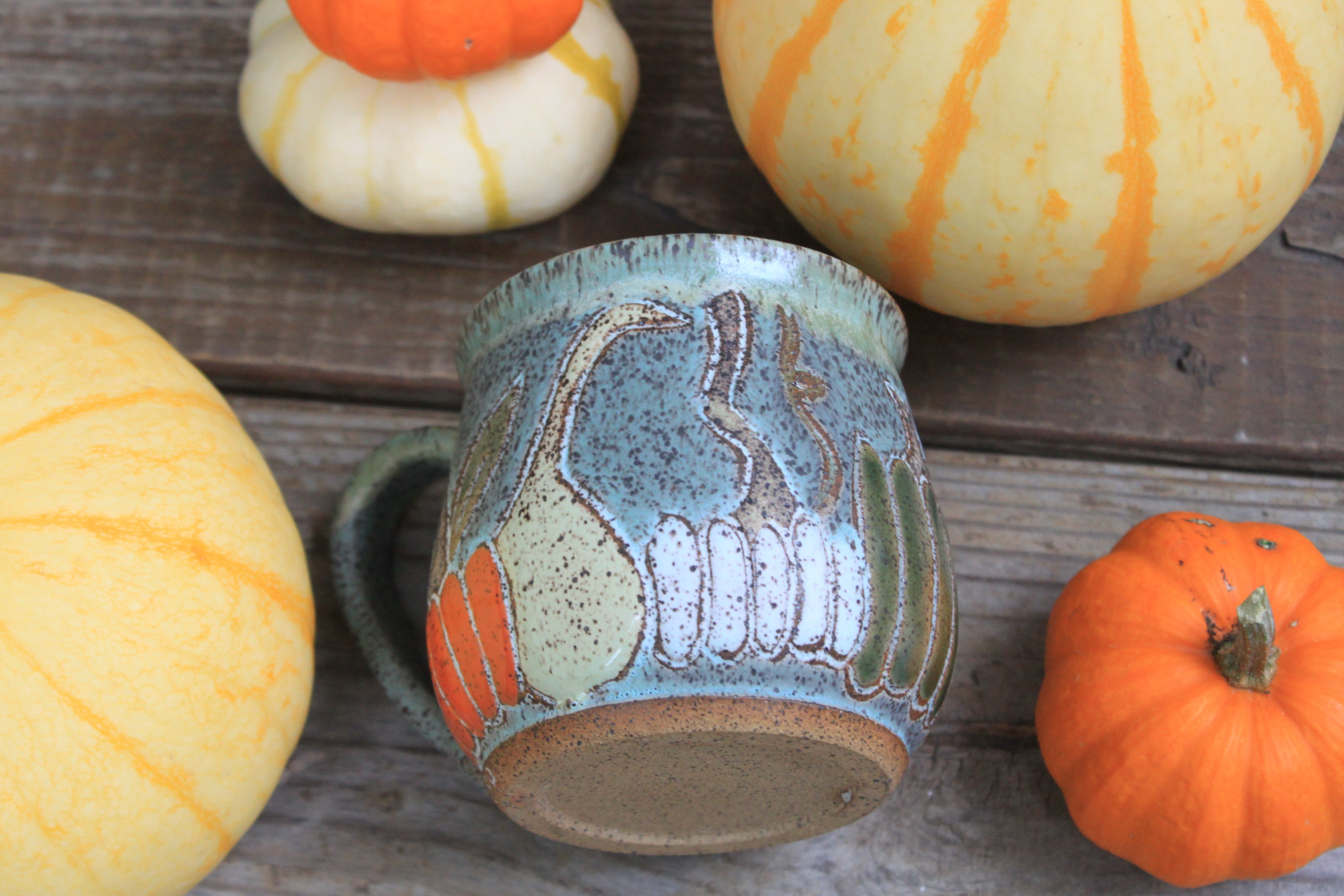 Gorgeous Gourds Mug, 18 oz