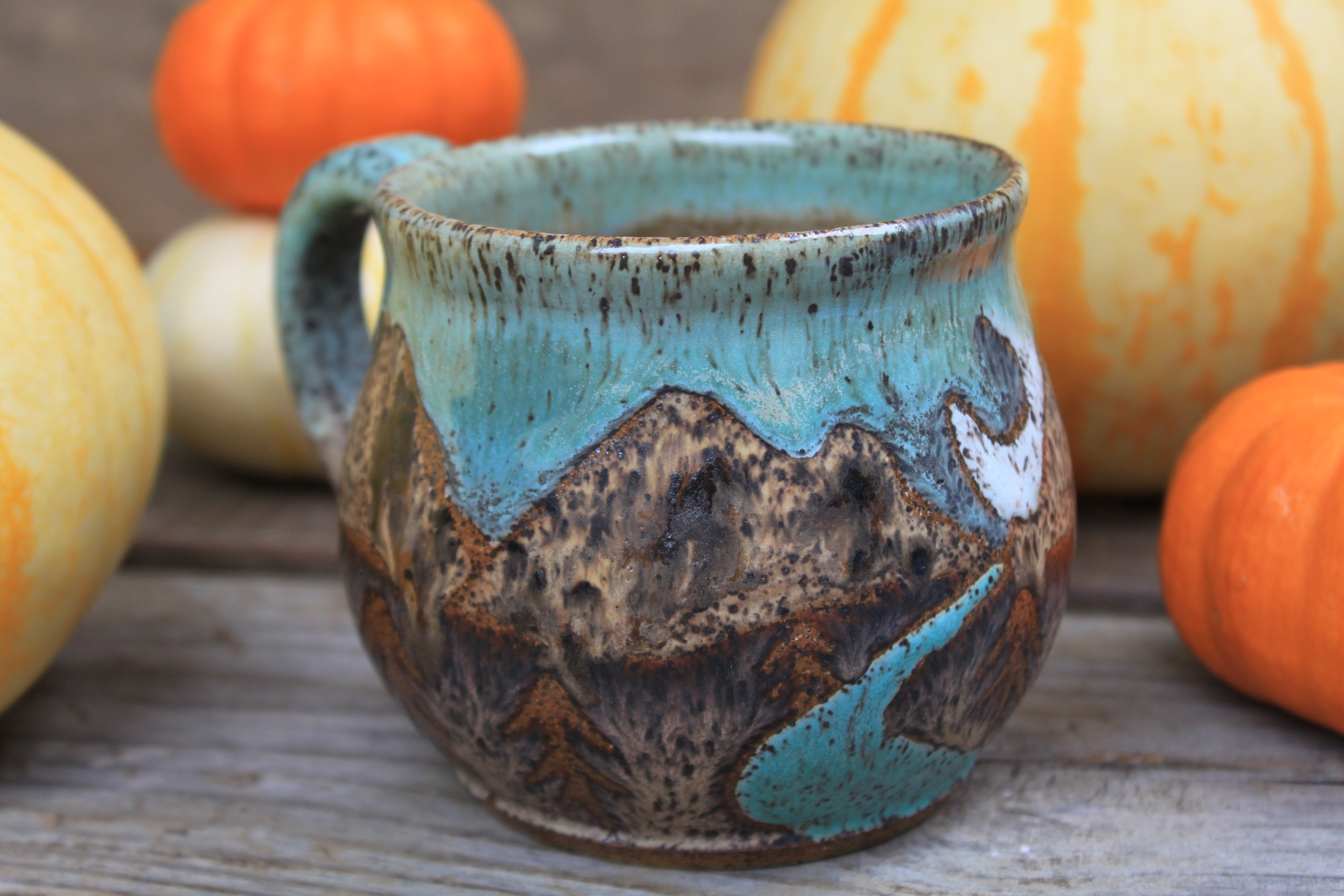 Rolling River Nights Mug, 17 oz