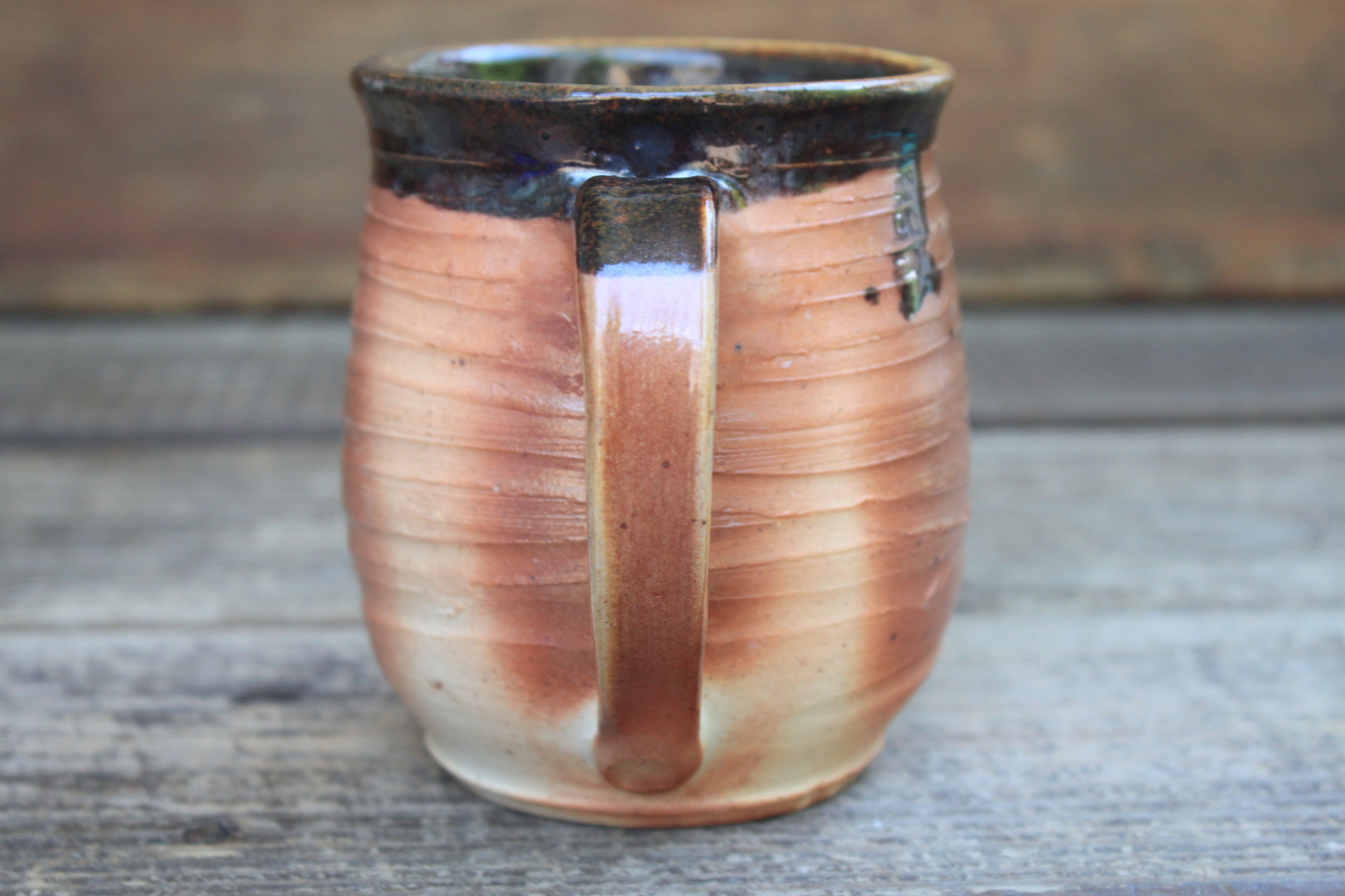 Seconds Sale! Wood Fired Swirl Mug, 16 oz