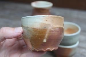 Wood Fired Saki Set, 14 oz and 4-5 oz