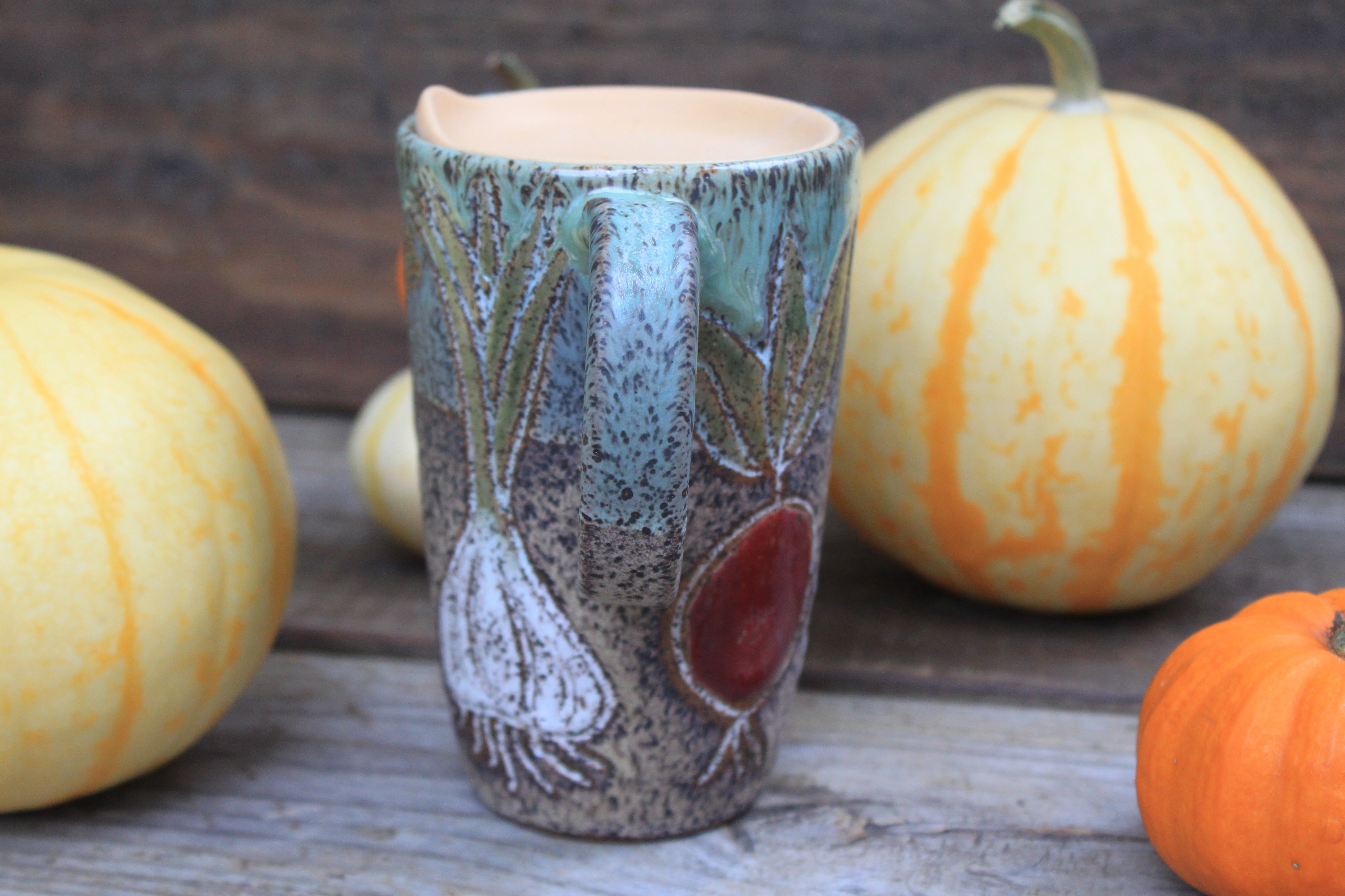 Root for Vegetables Rainbow Travel Mug, 17 oz