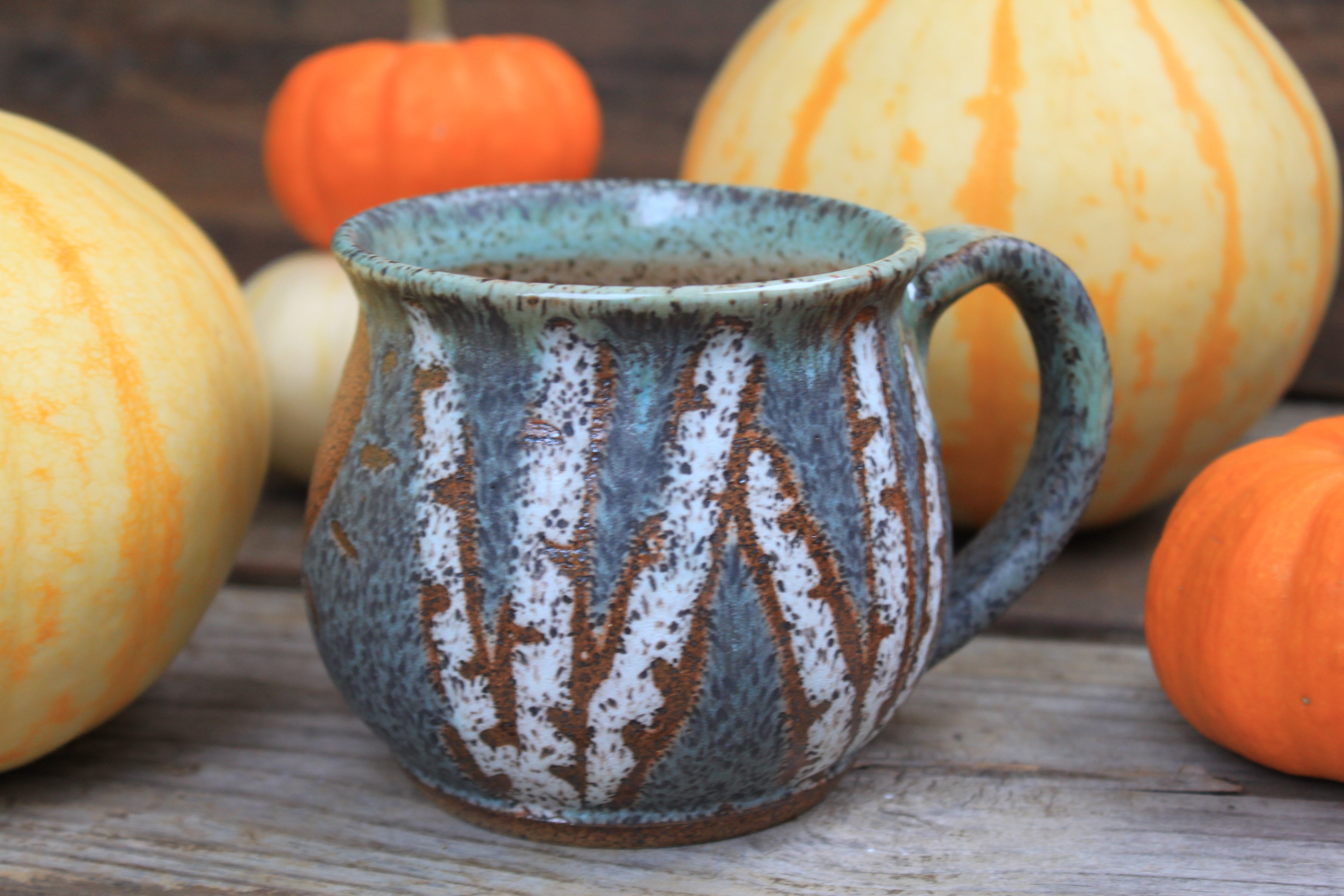 Birch Tree Grove Days Mug, 16 oz