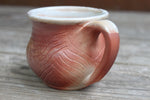 Load image into Gallery viewer, Wood Fired Distant Peaks Sunset Carved Mug, 10 oz
