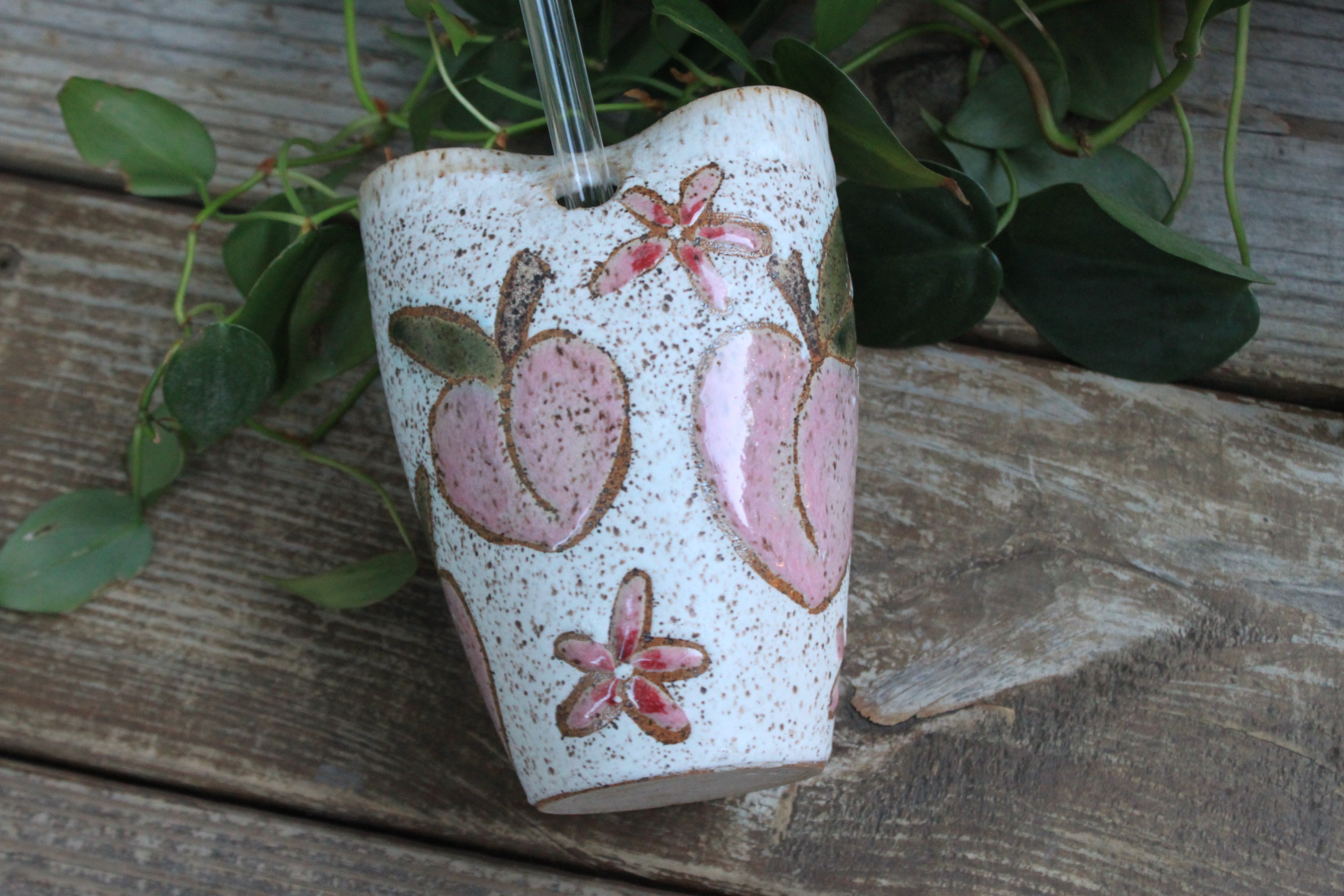 Fruity Fun - Peachy Party Straw Cup, 15 oz