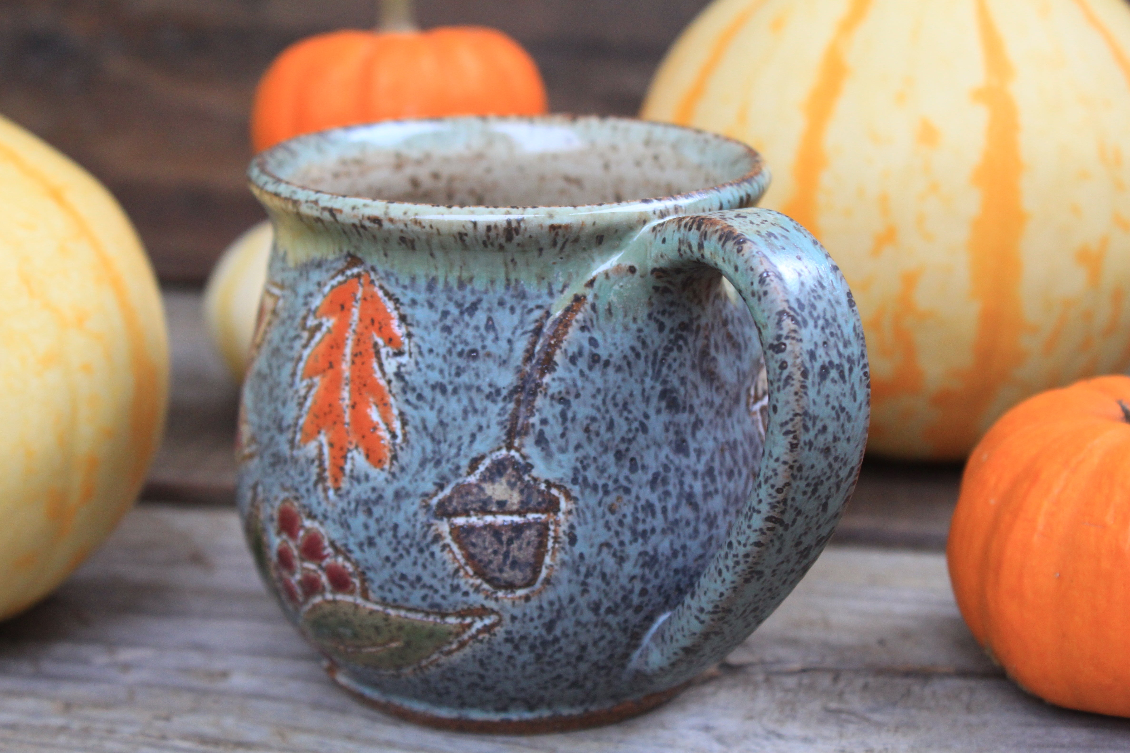 Foliage Frolic Mug, 17 oz