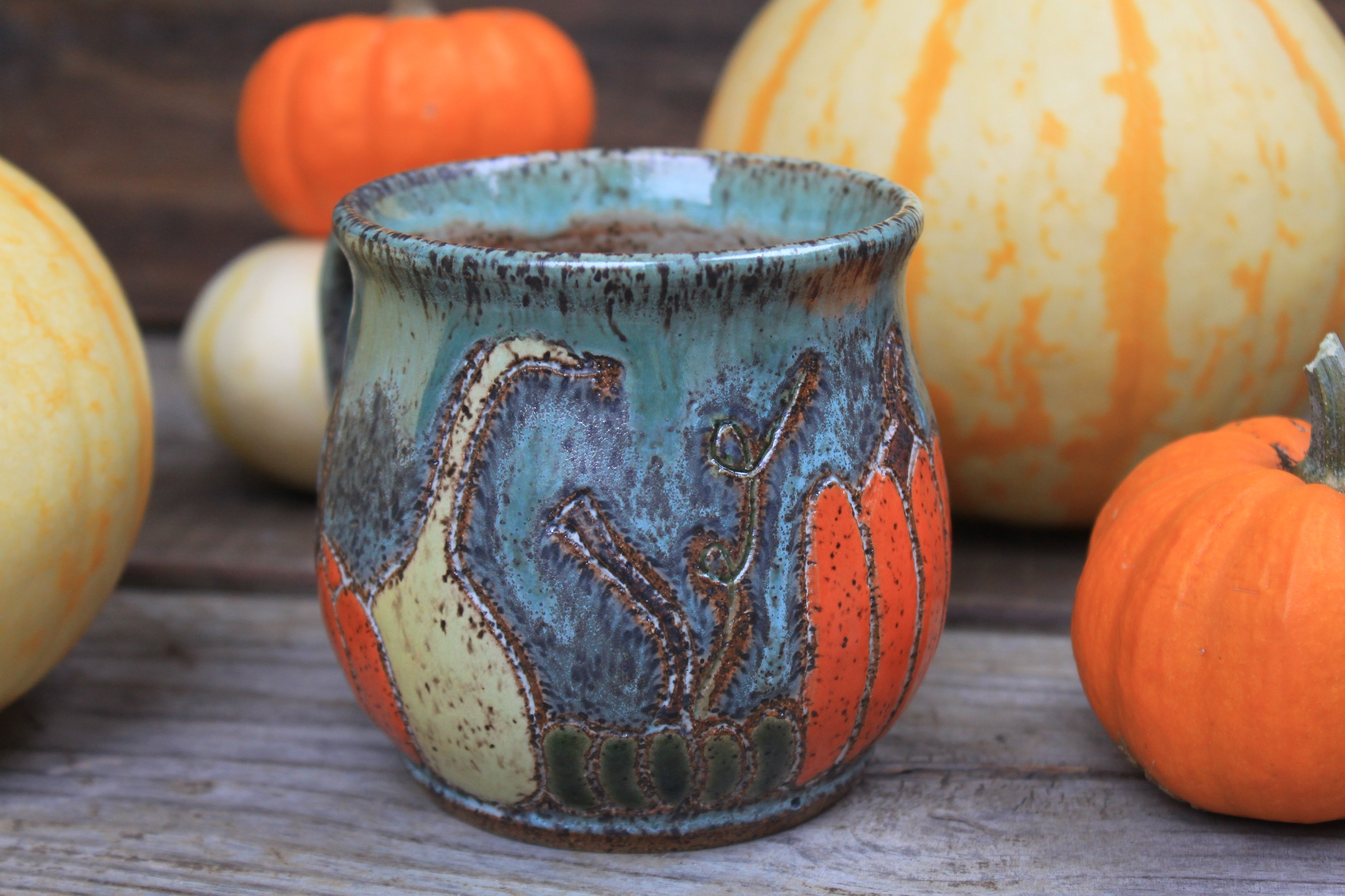 Gorgeous Gourds Mug, 15 oz