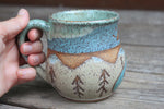 Load image into Gallery viewer, Glacier National Park Sunrise Mug, 15 oz
