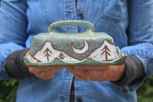 Snowy High Peaks Butter Dish