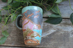 Load image into Gallery viewer, Sand Dune Sunset Carved Handled Travel Mug, 19 oz
