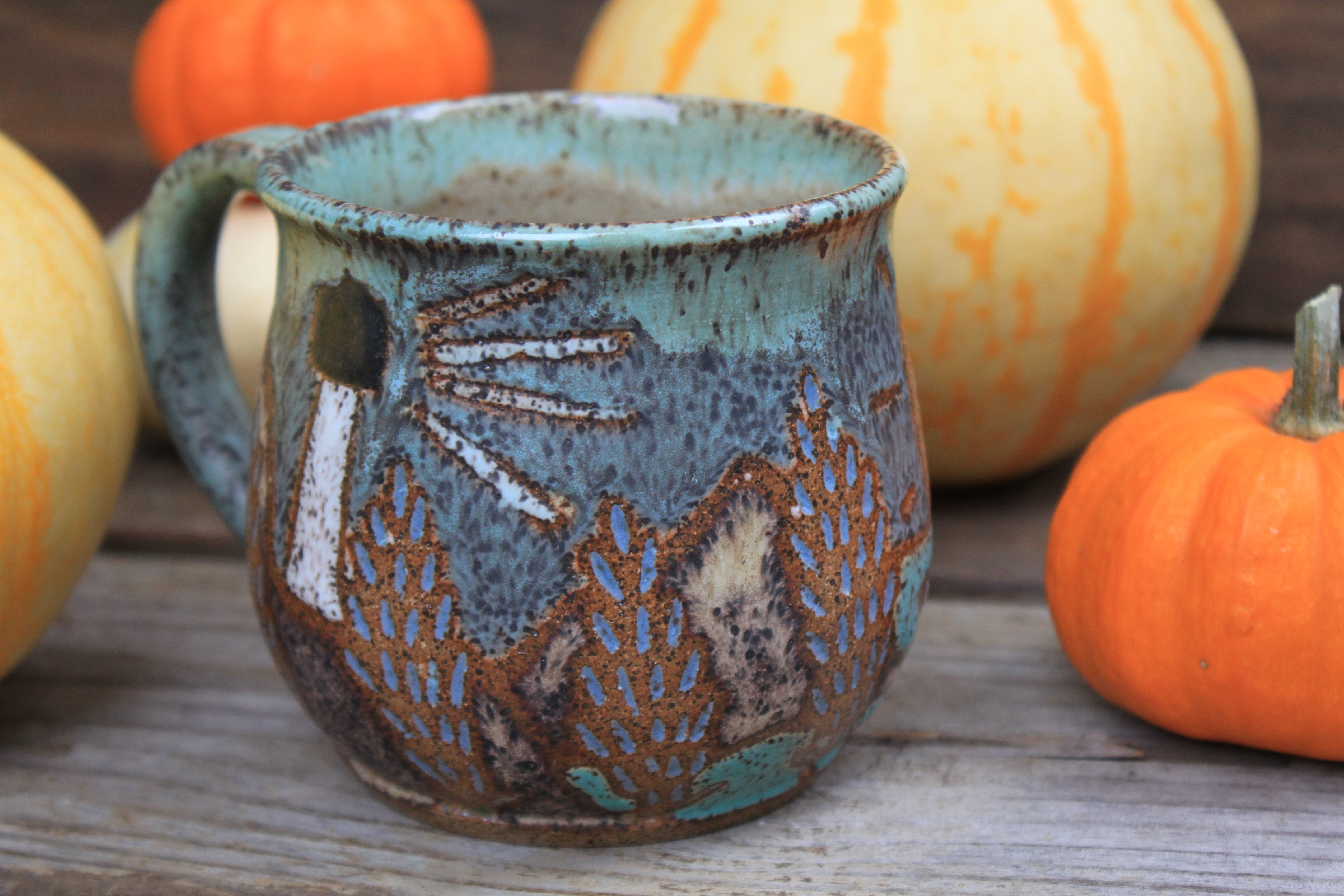 Acadia Coastal Lupine Days Mug, 18 oz