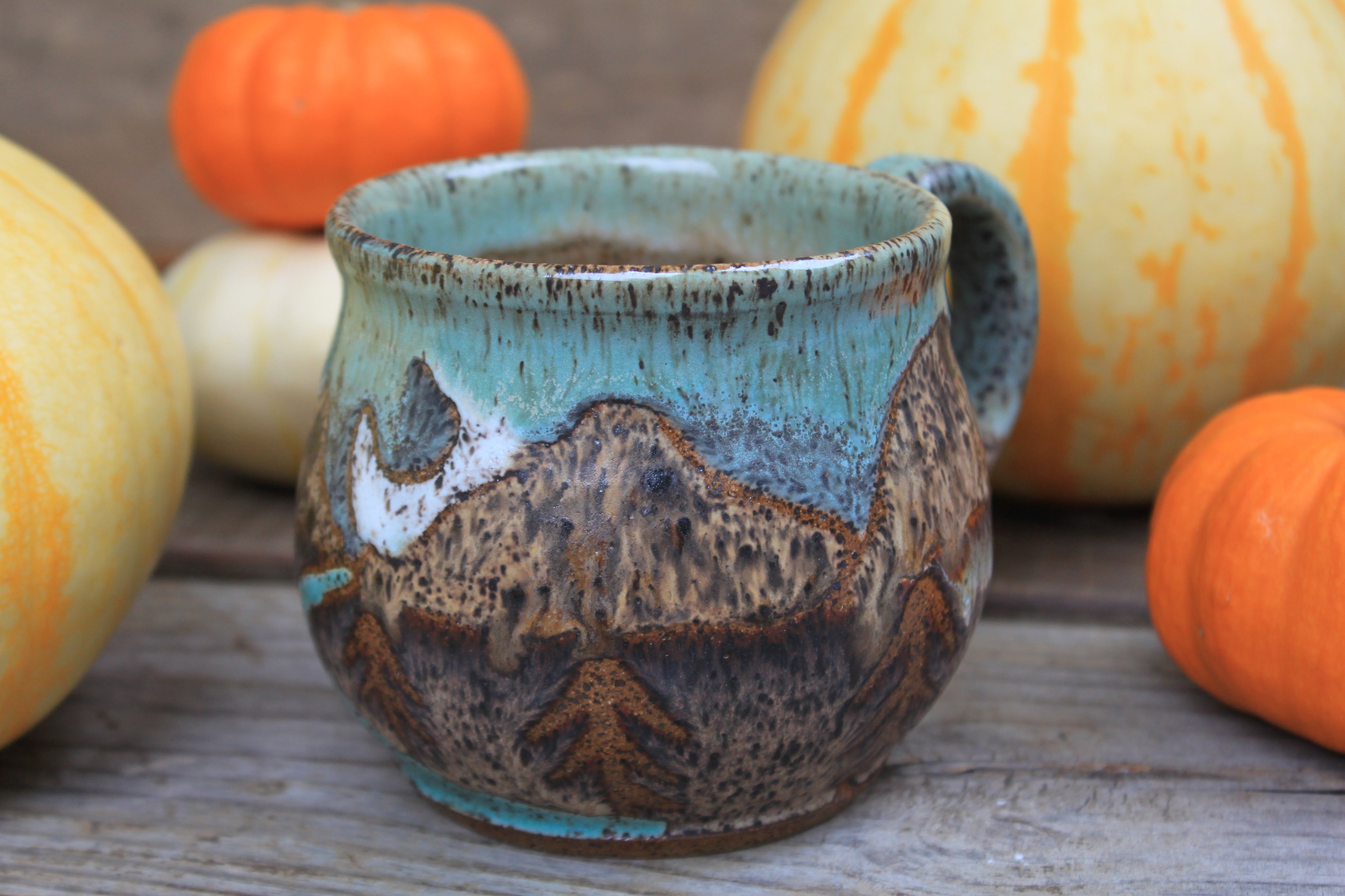 Rolling River Nights Mug, 17 oz