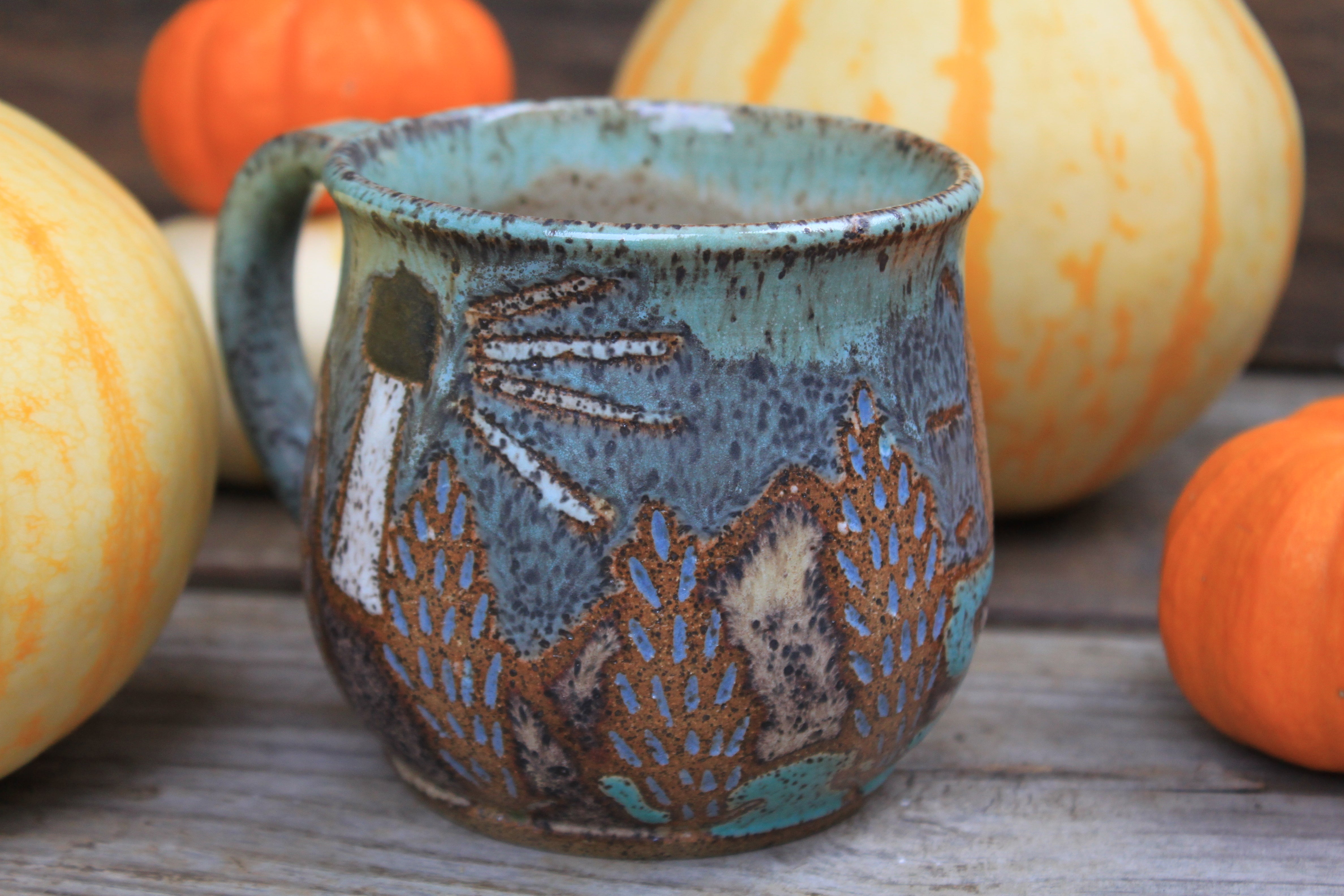 Acadia Coastal Lupine Days Mug, 18 oz