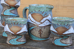 Load image into Gallery viewer, Distant Snowy Peaks River Cups, 10 oz
