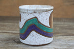 Load image into Gallery viewer, Retro Horizon Line Mug, Purple Party, 17 oz
