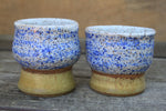 Load image into Gallery viewer, Blue Splatter and Honey Gold Sippers - sold separately, 10 oz
