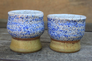 Blue Splatter and Honey Gold Sippers - sold separately, 10 oz