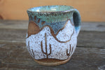 Load image into Gallery viewer, Snowy Desert Mountain Sunset Mug, 15 oz
