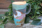 Load image into Gallery viewer, Sand Dune Sunset Carved Handled Travel Mug, 19 oz
