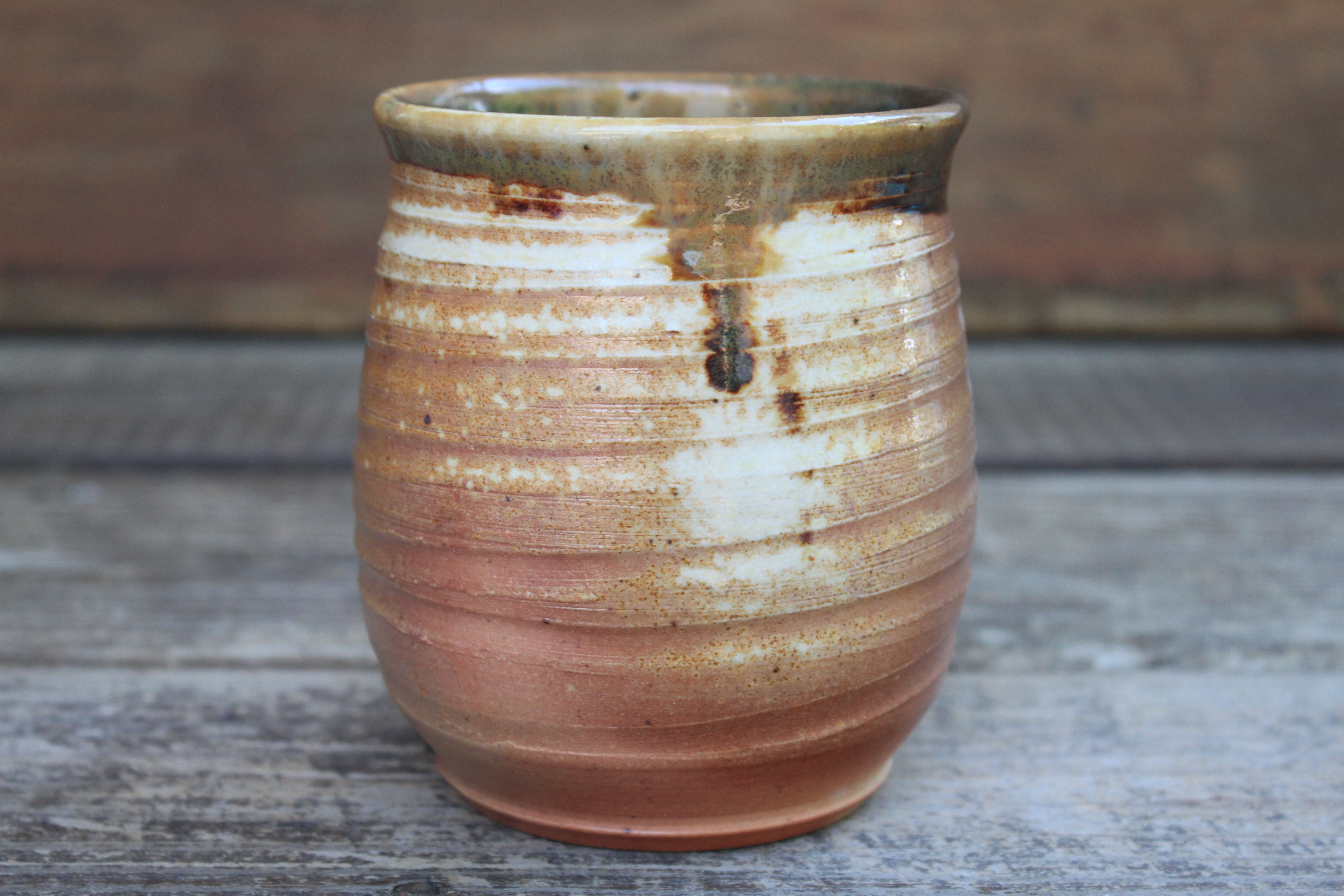 Seconds Sale! Wood Fired Swirl Mug, 16 oz